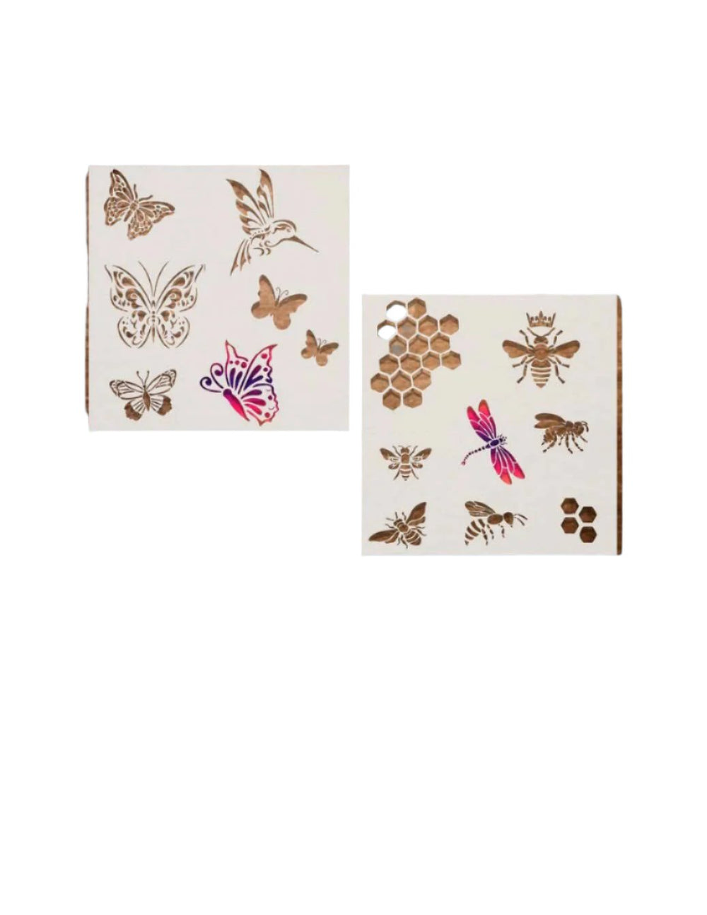 BEES,BUTTERFLY, DRAGONFLY