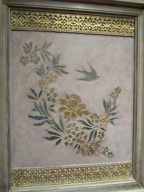 SWALLOW & FLOWERS