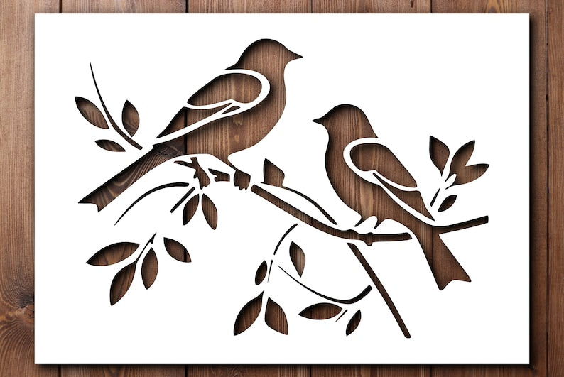 BIRDS ON BRANCH